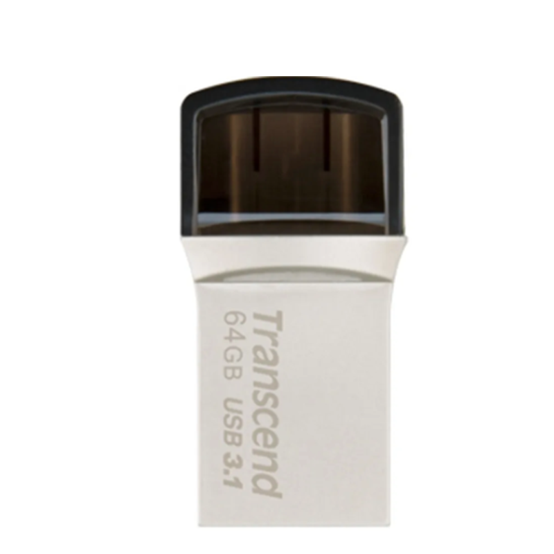 Transcend 64 GB Type-C + USB 3.1 Flash Drive Transcend 64 GB Type-C + USB 3.1 Flash Drive